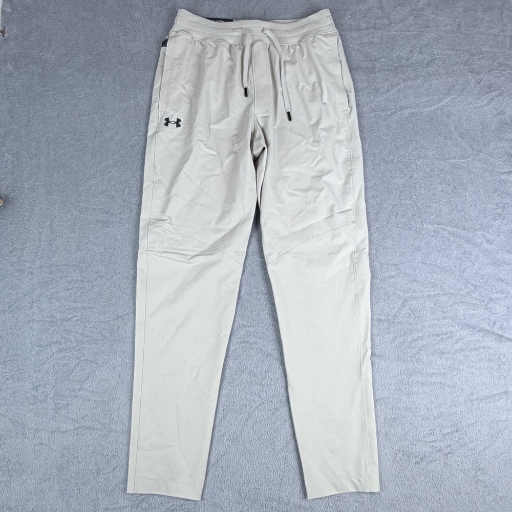 Under Armour Sportswear Woven Taper Pants Tan Khaki 1388017 Men's Medium NEW NWT